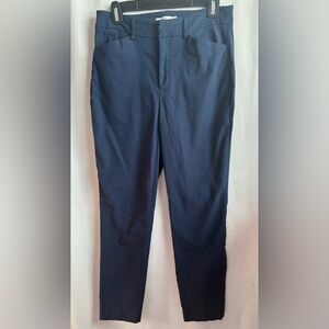 Nine West women’s slim ankle navy dress pants, size 10